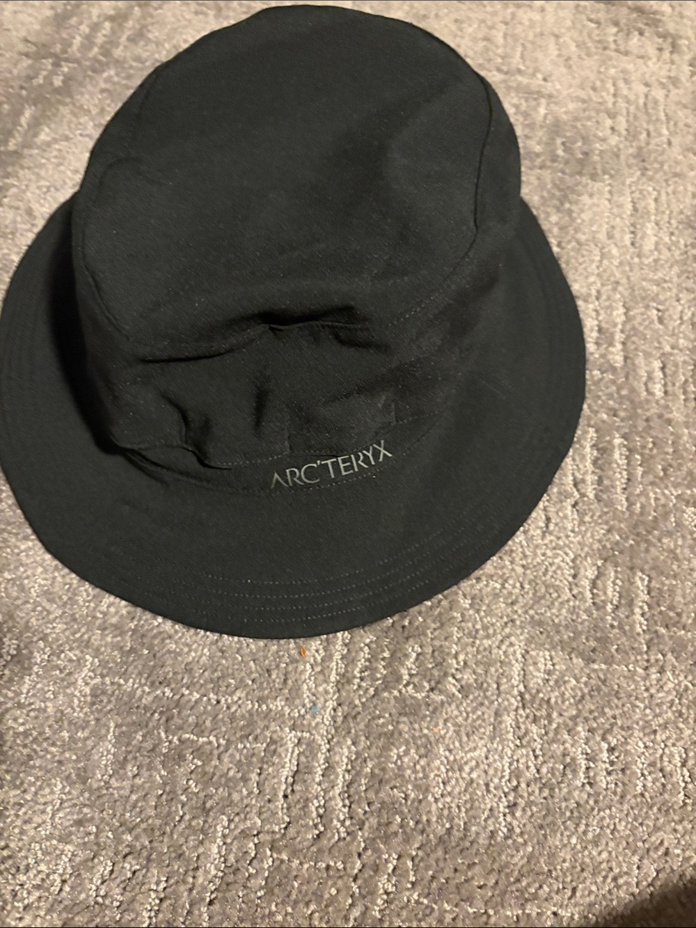Arc'teryx Black Bucket Hat with Subtle Logo